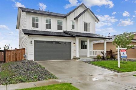 East Facing House with completed landscaping