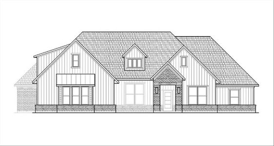New construction Single-Family house 140 Oak Meadow Lane, Weatherford, TX 76085 The Greyson- photo 1 1