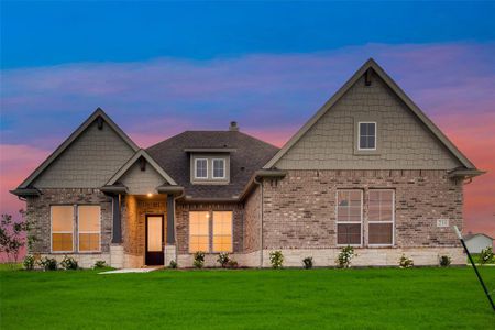 New construction Single-Family house 211 Big Bend Trail, Valley View, TX 76272 Verbena- photo 1 1