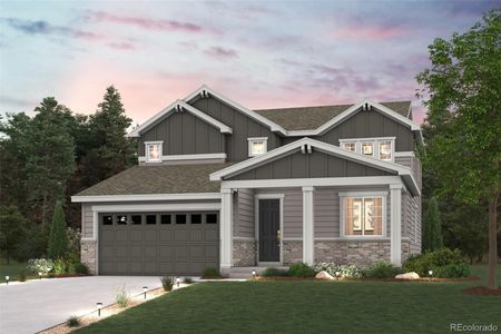 New construction Single-Family house 4226 Canyata Drive, Elizabeth, CO 80107 Aspen- photo 0 0