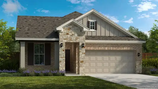 New construction Single-Family house 18310 Rhone River Drive, San Antonio, TX 78255 Lanport- photo 0