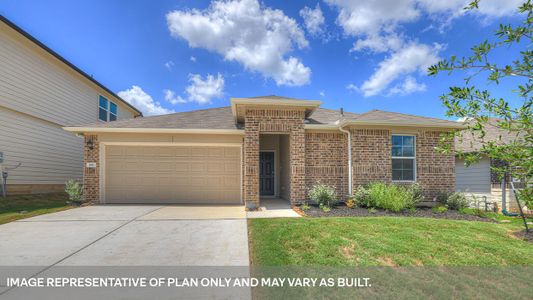 New construction Single-Family house 1061 Chachalaca Court, Seguin, TX 78155 The Ashburn- photo 0