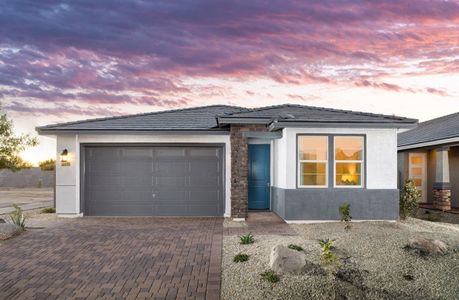 New construction Single-Family house 17297 W Sunward Dr, Goodyear, AZ 85338 Shiloh- photo 0