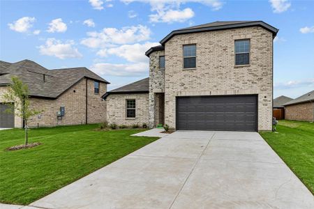 New construction Single-Family house 528 Hickory Ridge Drive, Van Alstyne, TX 75495 Ellerdale E- photo 0