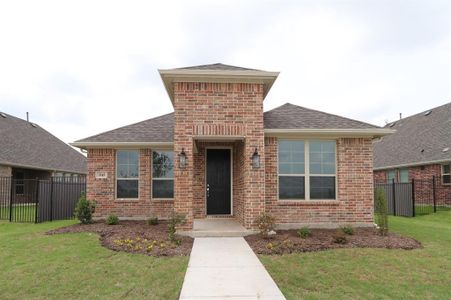 New construction Single-Family house 3545 Coneflower Trail, Grand Prairie, TX 76084 Lavender - Cottage Series- photo 1 1