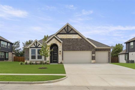 New construction Single-Family house 1719 Newport Drive, Cedar Hill, TX 75104 Woodford F- photo 0