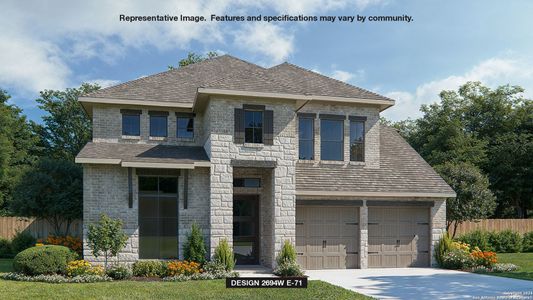 New construction Single-Family house 9610 Luke Path, San Antonio, TX 78254 2694W- photo 0