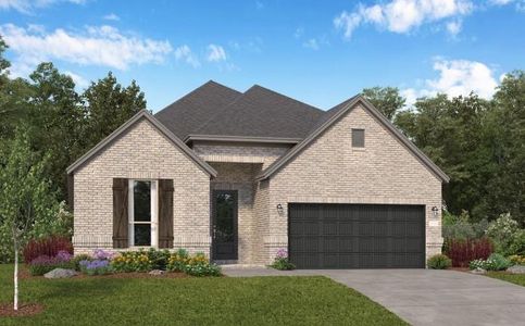 New construction Single-Family house 32042 Medallion Oaks Trail, Hockley, TX 77447 Lakewood- photo 0