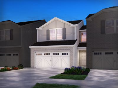 New construction Townhouse house Pearl, 167 Valley Oak Drive, Dawsonville, GA 30534 - photo