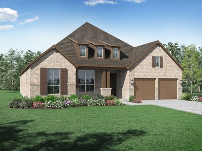 New construction Single-Family house 214 Plan, 7315 Prairie Lakeshore Lane, Katy, TX 77493 - photo