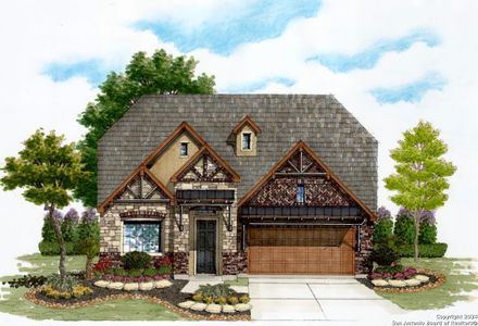 New construction Single-Family house 1708 Durham Park, Bulverde, TX 78163 Plan 2632- photo 0