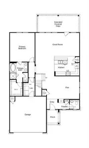 This floor plan features 4 bedrooms, 2 full baths, 1 half bath and over 2,500 square feet of living space.