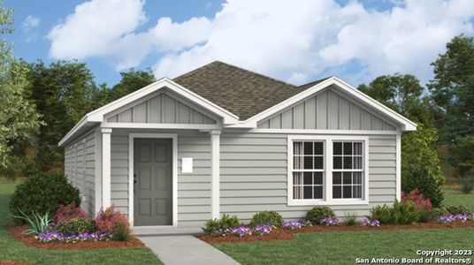 New construction Single-Family house 12922 Blue Hole, Saint Hedwig, TX 78152 Broyce- photo 0 0