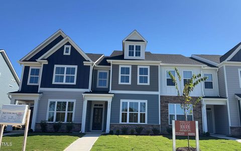 New construction Townhouse house 1635 Wendell Valley Boulevard, Wendell, NC 27591 Morgan- photo 0