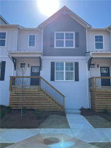 New construction Townhouse house 1591 Old Salem Drive, Conyers, GA 30013 Holly- photo 0