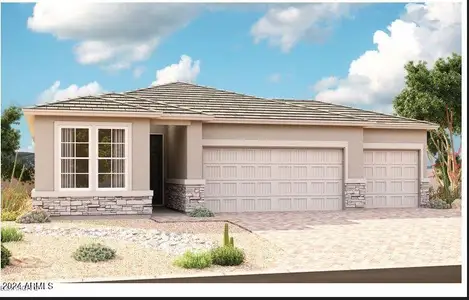 New construction Single-Family house 17834 W Blue Sky Drive, Surprise, AZ 85387 Larimar- photo 0