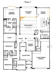 New construction Single-Family house 2414 Myrtle Manor Lane, Katy, TX 77493 Plan 6020 Exterior C- photo 1 1