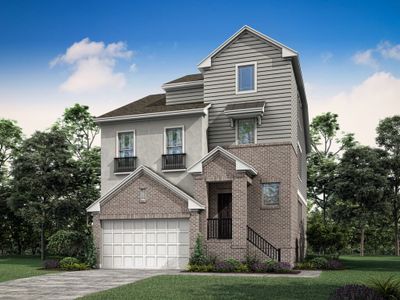 New construction Single-Family house Upton, 14009 Memorial Drive, Houston, TX 77079 - photo