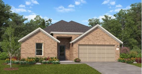 New construction Single-Family house 16911 Pin Cherry Leaf Drive, New Caney, TX 77357 Marigold- photo 0 0