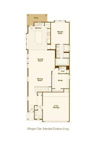 New construction Single-Family house 204 Dycus Bnd, Liberty Hill, TX 78642 Ellington Plan- photo 1 1