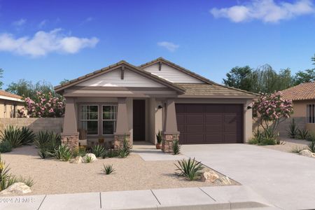 New construction Single-Family house 42420 W Vincent Drive, Maricopa, AZ 85138 Finlay- photo 0