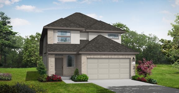 New construction Single-Family house 2739 Meadow View Ln, Conroe, TX 77385 Covington- photo 0