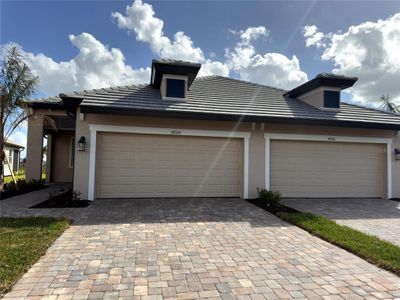 New construction Single-Family house 18020 Cherished Loop, Lakewood Ranch, FL 34211 Topaz - Villas- photo 0