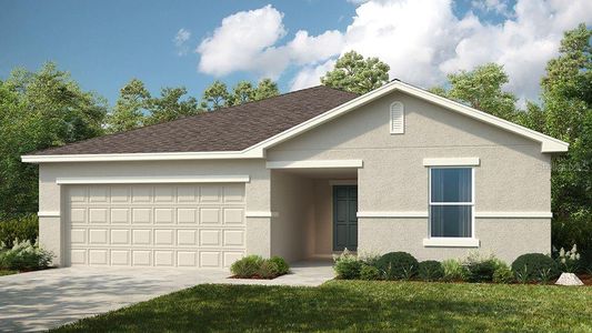 New construction Single-Family house 2296 Cypress Creek Street, Auburndale, FL 33823 Seneca- photo 0