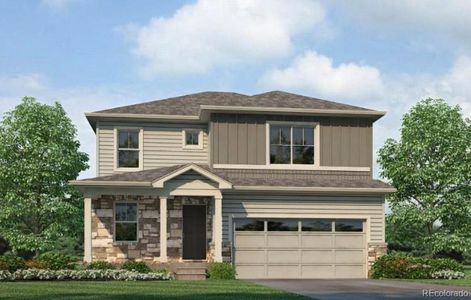 New construction Single-Family house 343 Hummingbird Lane, Johnstown, CO 80534 SIENNA- photo 0