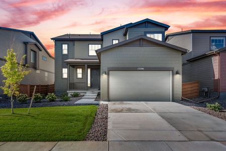 New construction Single-Family house 13398 E 99Th Place, Commerce City, CO 80022 Plan 4034- photo 0