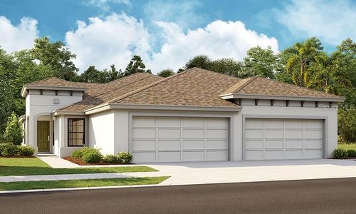 New construction Single-Family house 12397 Oak Hill Way, Parrish, FL 34219 Bridgeport- photo 0