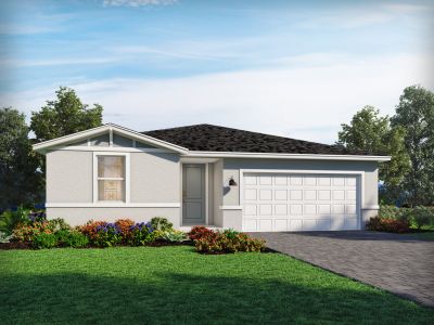 New construction Single-Family house 5741 Hampton Park Circle, Vero Beach, FL 32968 Foxglove- photo 0 0