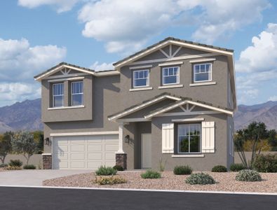 New construction Single-Family house 5599 S 240Th Ln, Buckeye, AZ 85326 Daisy Homeplan- photo 0