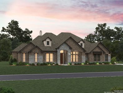 New construction Single-Family house 10723 Chestnut Warbler, New Braunfels, TX 78132 Kylie Homeplan- photo 18 18