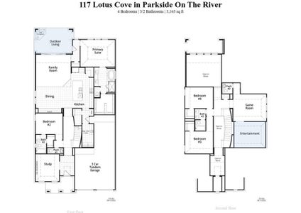New construction Single-Family house 117 Lotus Cv, Georgetown, TX 78628 510 Plan- photo 1 1