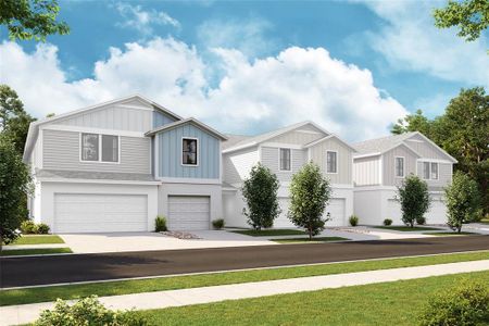 New construction Townhouse house 4321 Hillock Boulevard, Haines City, FL 33844 - photo 0