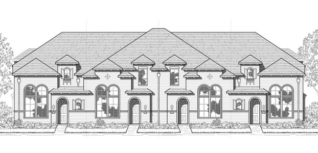 New construction Townhouse house Dorset Plan, 8305 Oak Island Trail, McKinney, TX 75071 - photo
