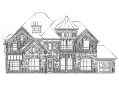 New construction Single-Family house Lake Forest - 3 Car Garage, 2804 Fountain Park Drive, Celina, TX 75009 - photo