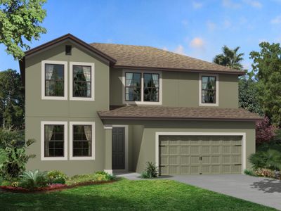 New construction Single-Family house 2402 Clary Sage Drive, Spring Hill, FL 34609 Santa Monica- photo 0 0