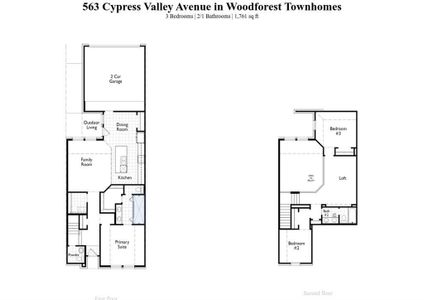 New construction Condo/Apt house 563 Cypress Valley Avenue, Montgomery, TX 77316 Ashford Plan- photo 40 40