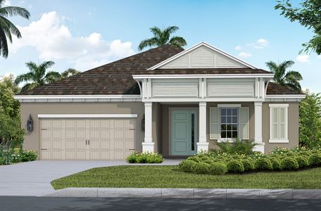New construction Single-Family house 14518 Paddlers Crossing, Parrish, FL 34219 Endless Summer 3- photo 0