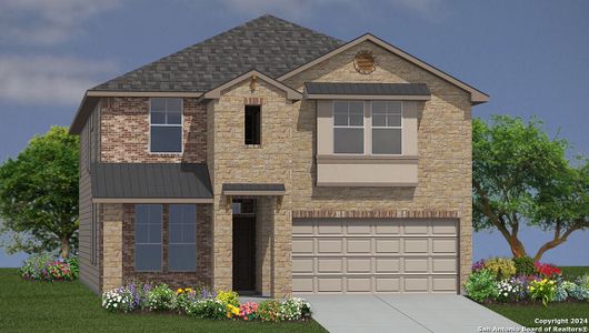 New construction Single-Family house 225 Steele Way, Cibolo, TX 78108 The Clydesdale- photo 0