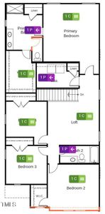 Second floor diagram flooring