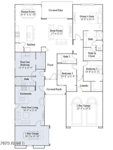 New construction Single-Family house 32589 N Aris Drive, San Tan Valley, AZ 85143 Oracle Plan 5080- photo 1 1