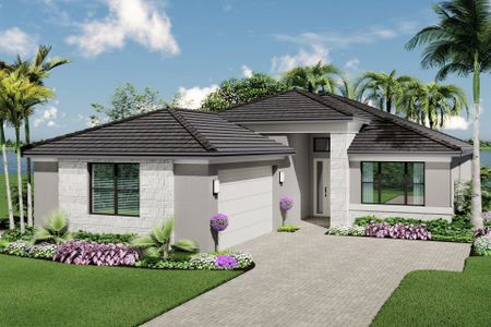 New construction Single-Family house Costa, 12320 Southwest Calm Pointe Court, Port Saint Lucie, FL 34987 - photo