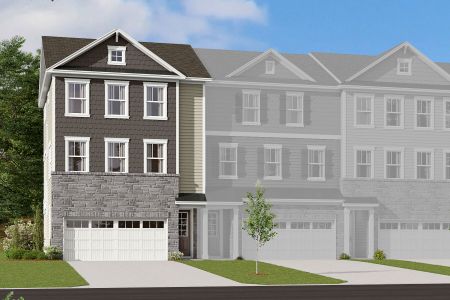 New construction Townhouse house 213 Marron Drive, Indian Trail, NC 28079 Chestnut End- photo 0