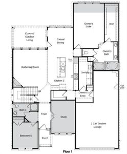 Structural options added include: media room, extended owner's suite, tub and shower in owner's bath, study, first floor guest suite with full bath.