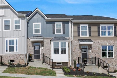 New construction Townhouse house 986 Sugar Vista Circle, Sugar Hill, GA 30518 Mendelssohn with Basement- photo 0