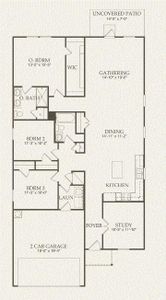 Pulte Homes, Hewitt floor plan