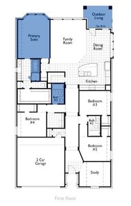 New construction Single-Family house 1667 Hougton Park, Bulverde, TX 78163 Davenport Plan- photo